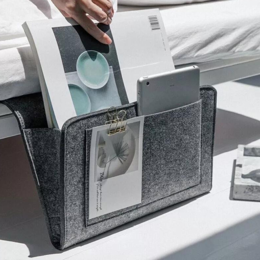 Organizador Lateral de Cama e Sofá - Organize Seu Espaço