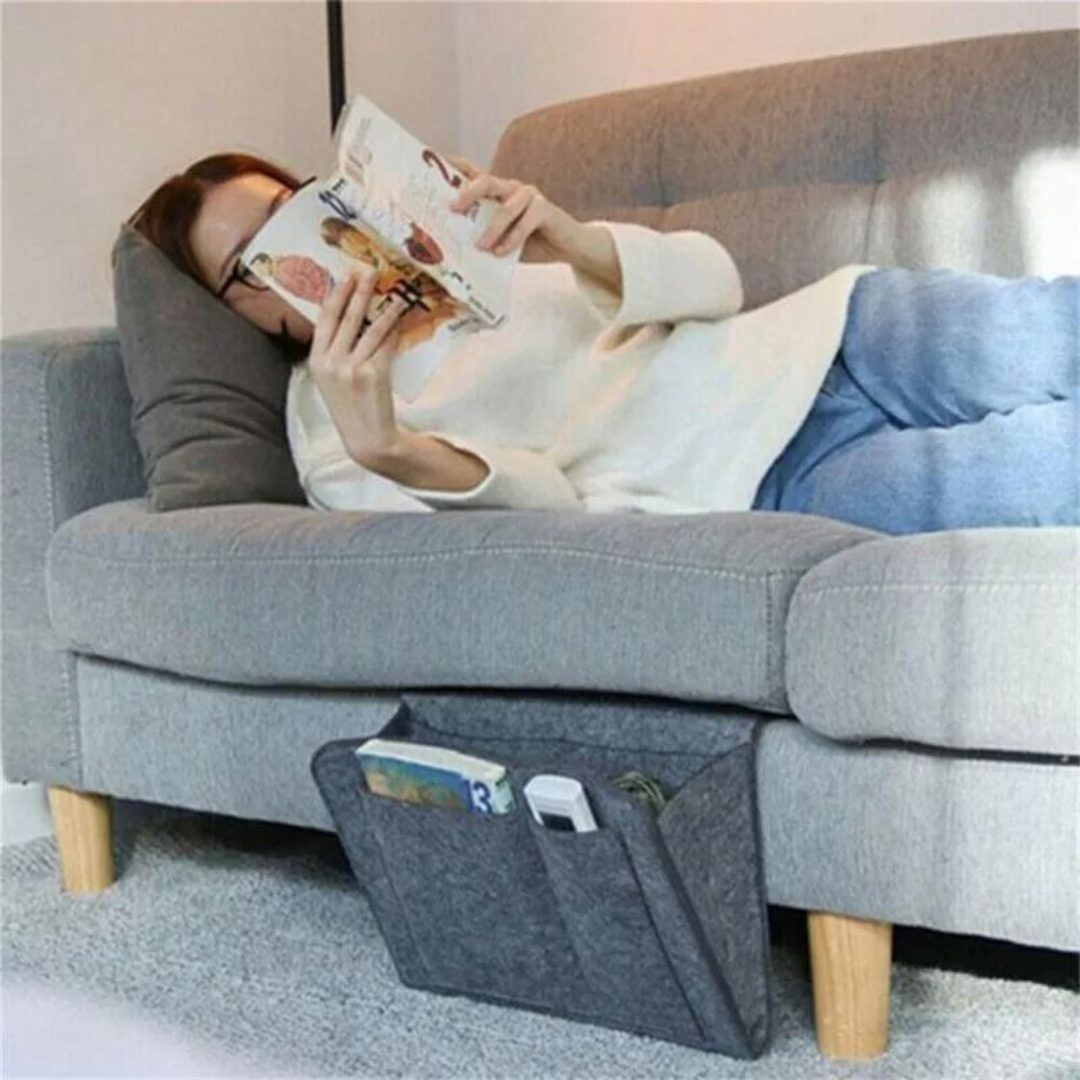 Organizador Lateral de Cama e Sofá - Organize Seu Espaço