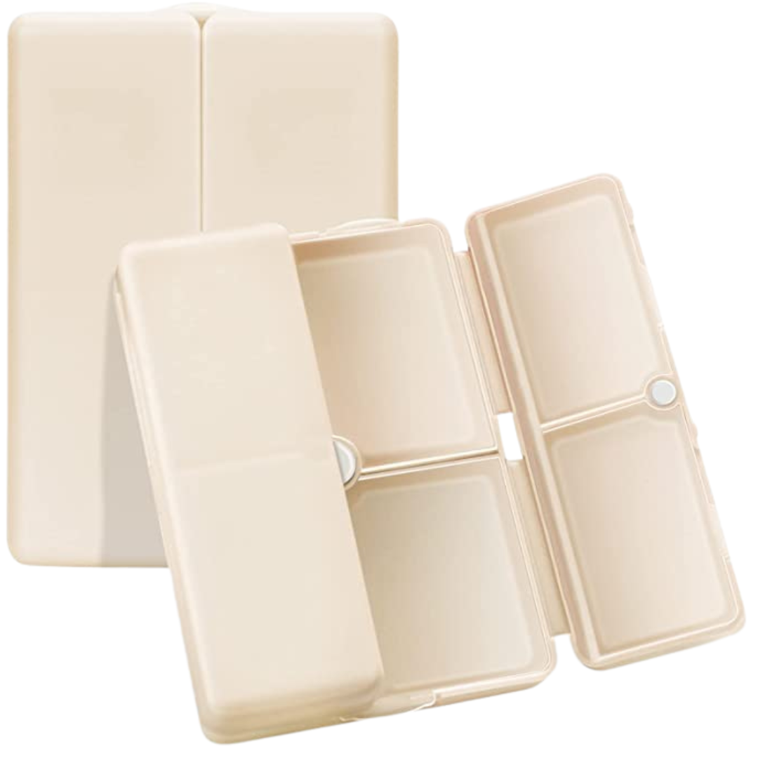 Estojo de Comprimidos Premium – Organizador Compacto para Remédios, Vitaminas e Suplementos
