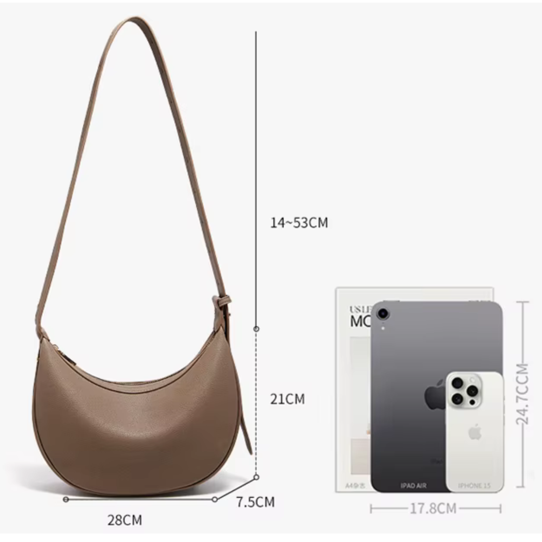 Bolsa Feminina Pequena Lua – Transversal e Bolsa de Mão Elegante