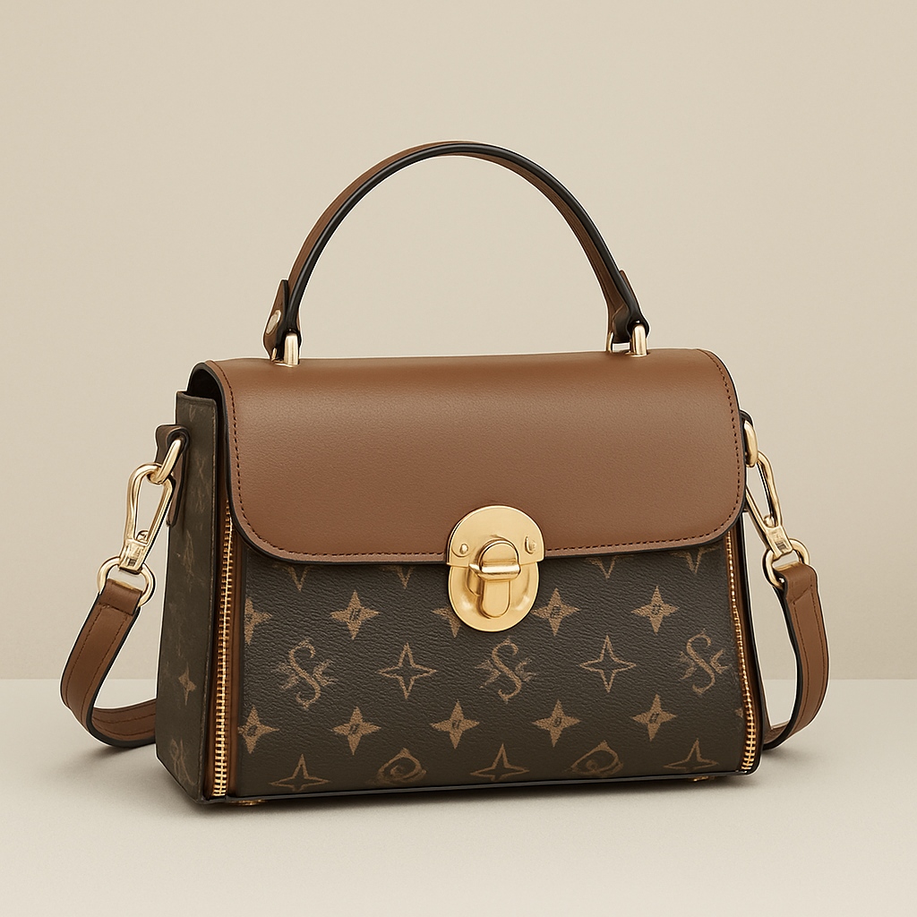 Bolsa Feminina Média Transversal Vintage Larissa