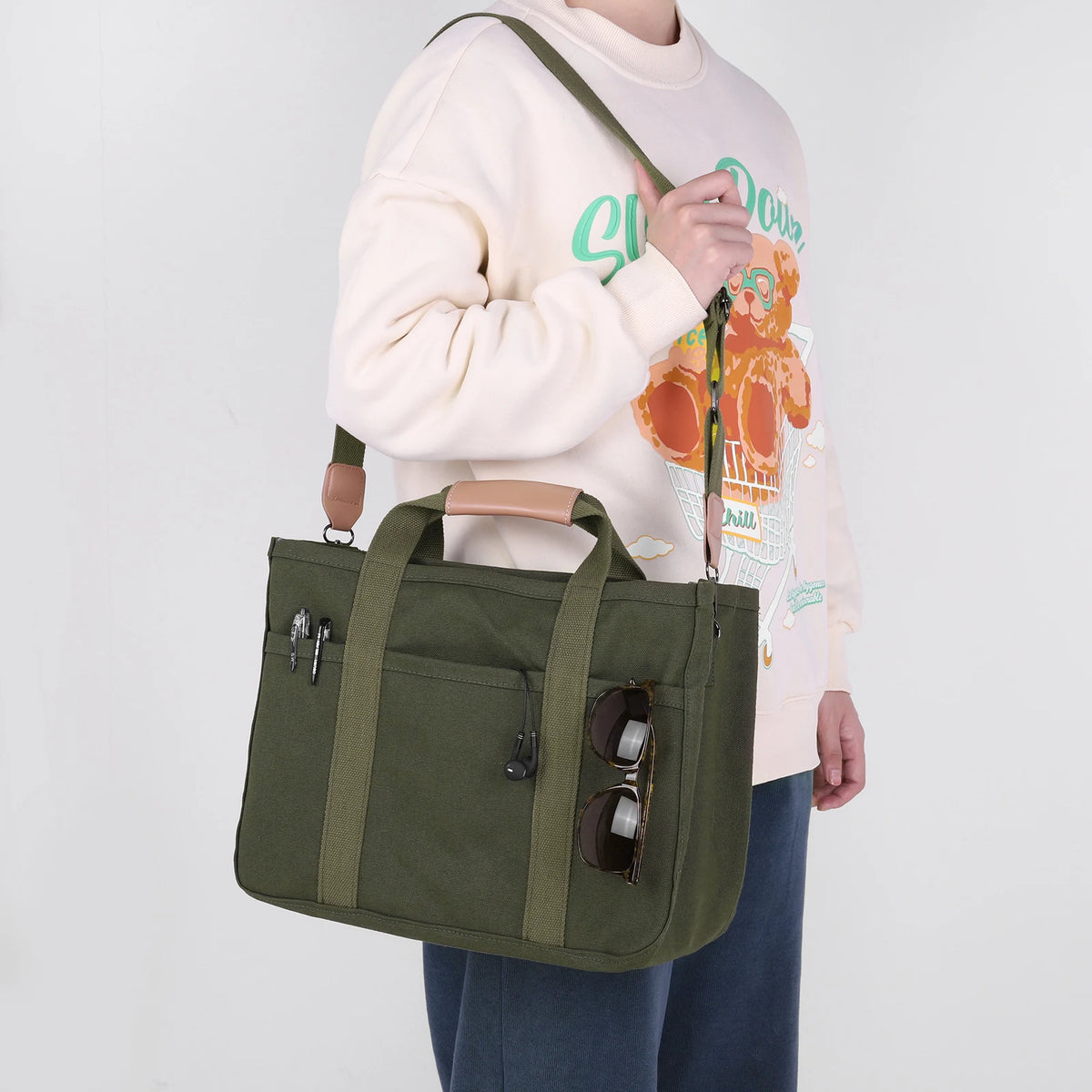 Bolsa Unissex em Lona Minimalismo, Espaço e Versatilidade Azzure