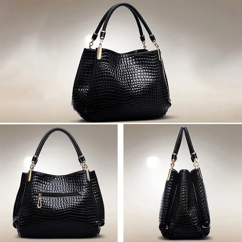 Bolsa Feminina Média em Couro Laís