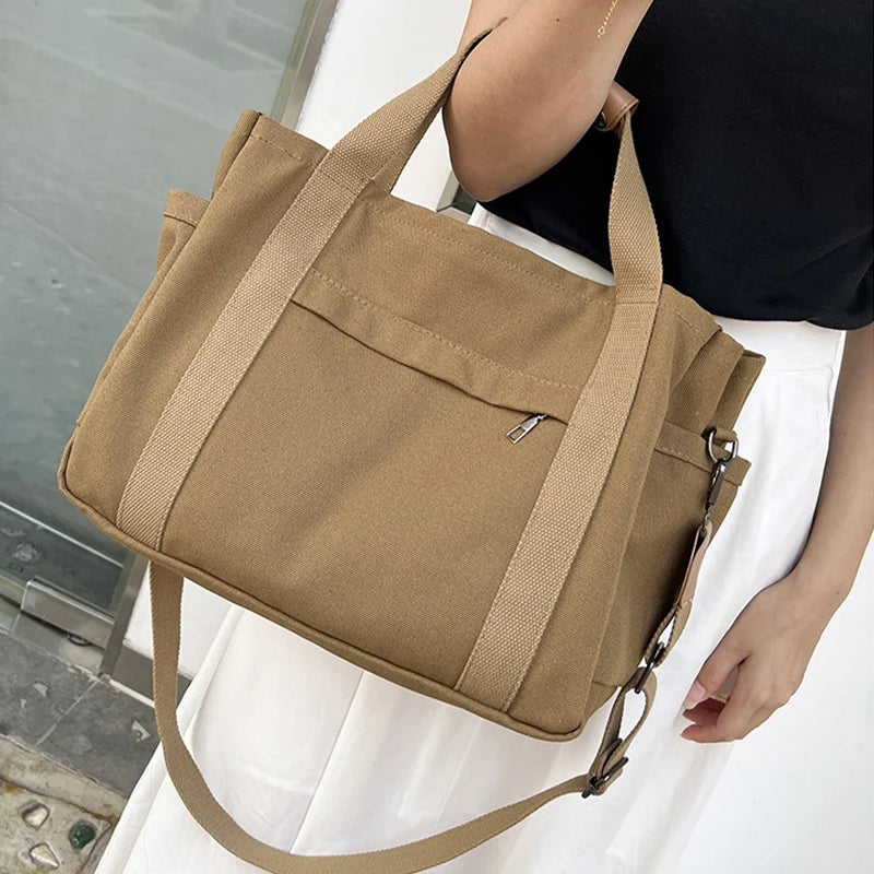 Bolsa Unissex Design Minimalista com Divisórias Interna Alana