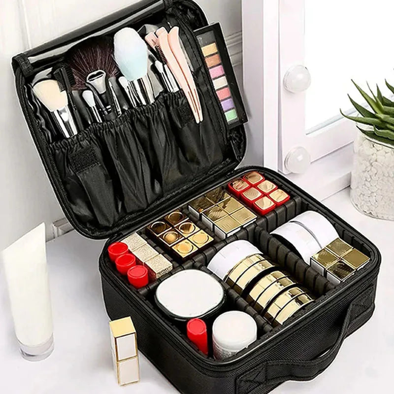 Necessaire para maquiagens Profissional com Divisórias | Mac Mom