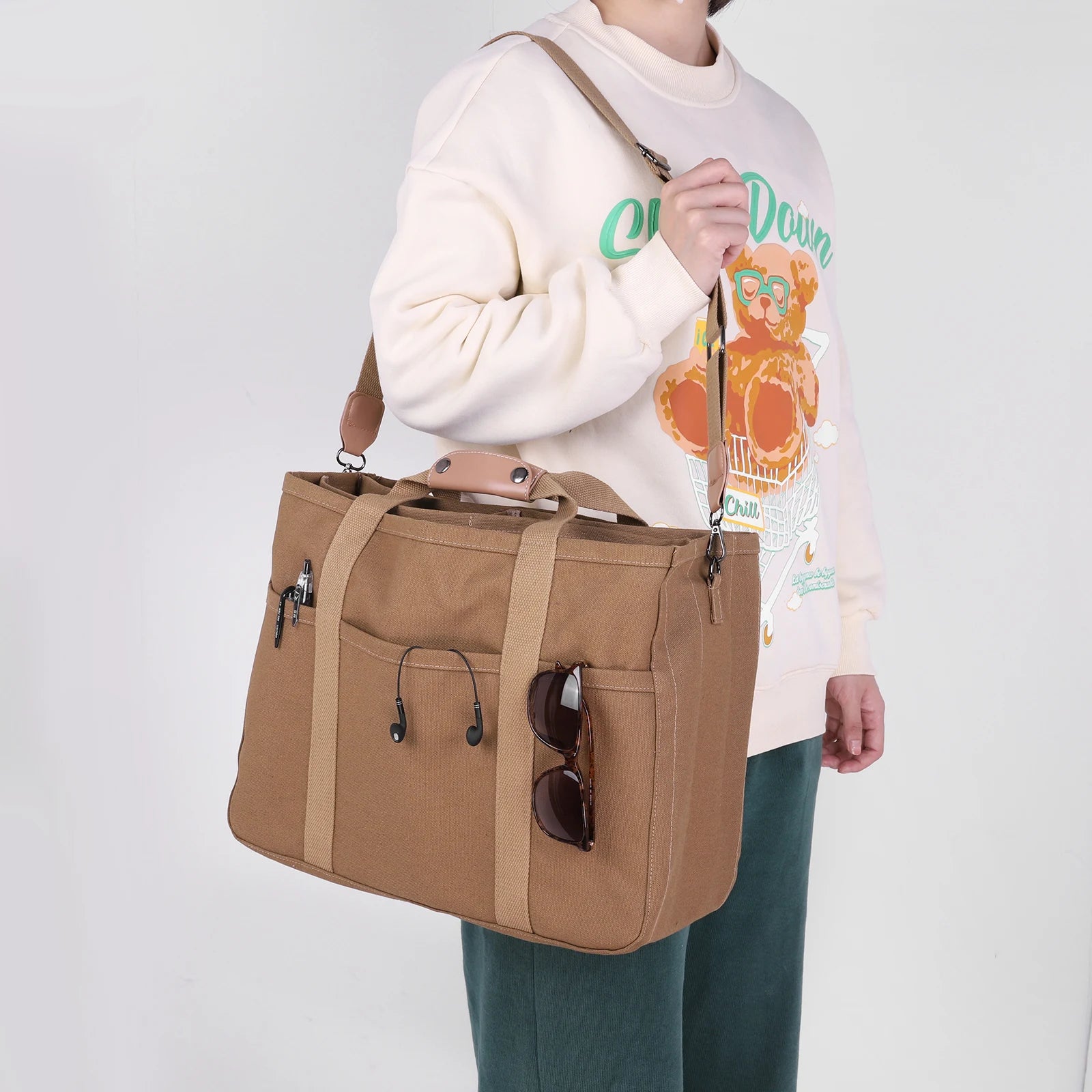 Bolsa Unissex em Lona Minimalismo, Espaço e Versatilidade Azzure