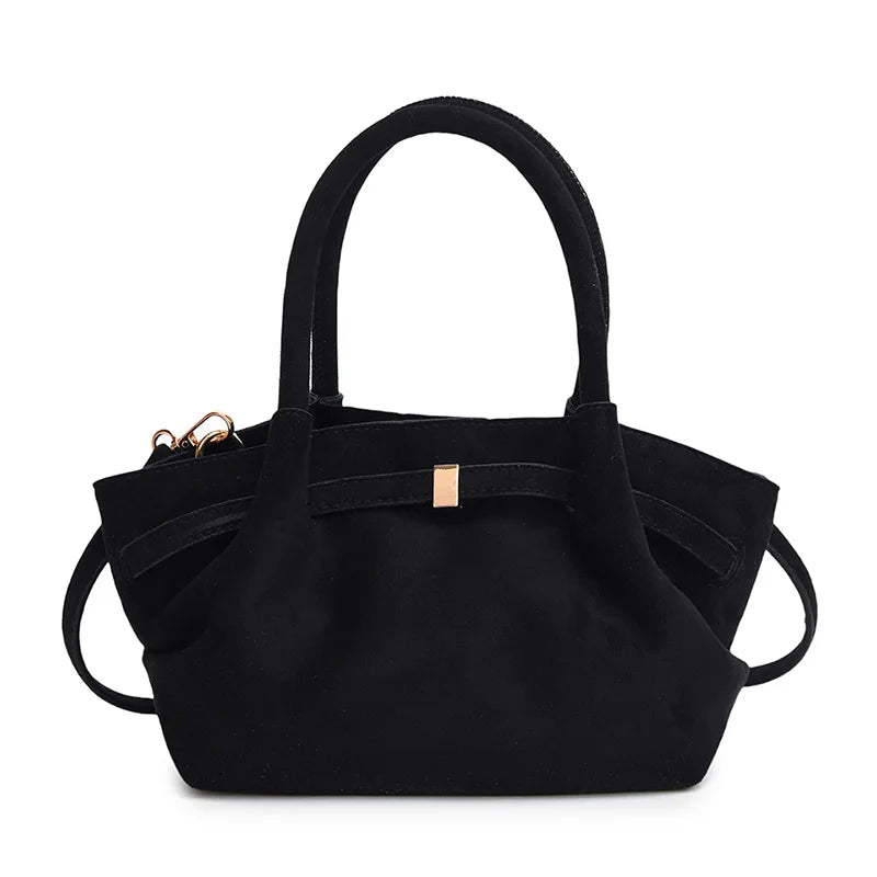 Bolsa Feminina Camurça Lorena Sofisticação Atemporal
