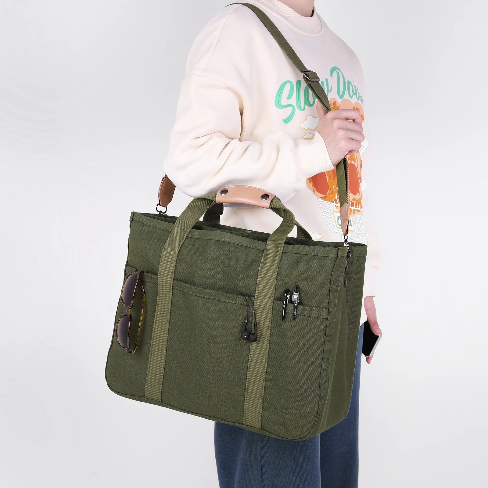 Bolsa Unissex em Lona Minimalismo, Espaço e Versatilidade Azzure
