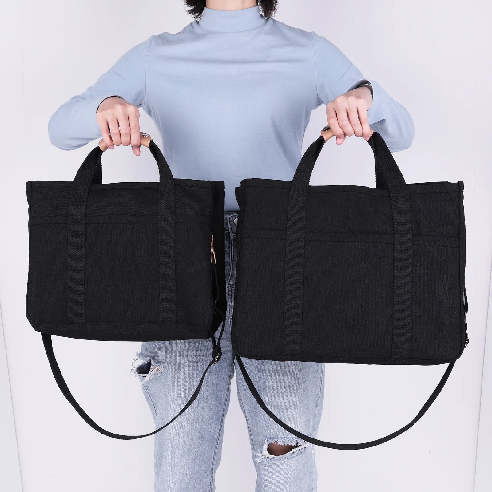 Bolsa Unissex em Lona Minimalismo, Espaço e Versatilidade Azzure