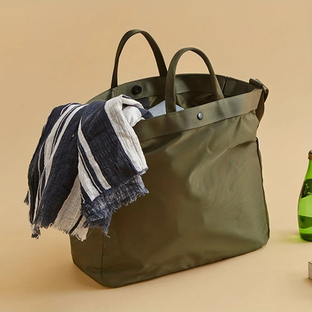 Bolsa Tote Bag em Nylon Lua - Leve, Versátil e Ideal para o Dia a Dia