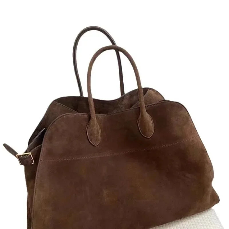 Bolsa Feminina Camurça Marrom Margô