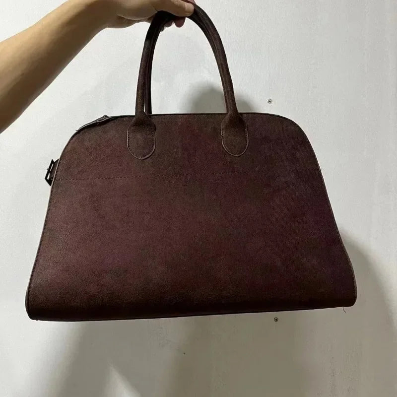Bolsa Feminina Camurça Marrom Margô