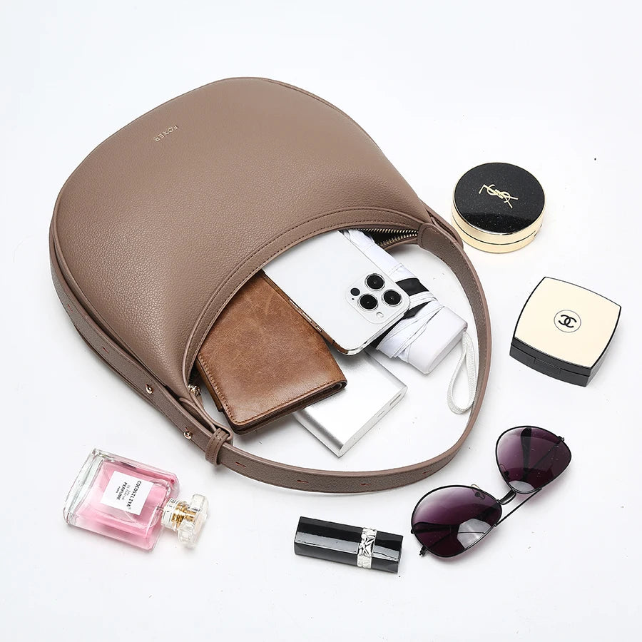 Bolsa Feminina Pequena Lua – Transversal e Bolsa de Mão Elegante