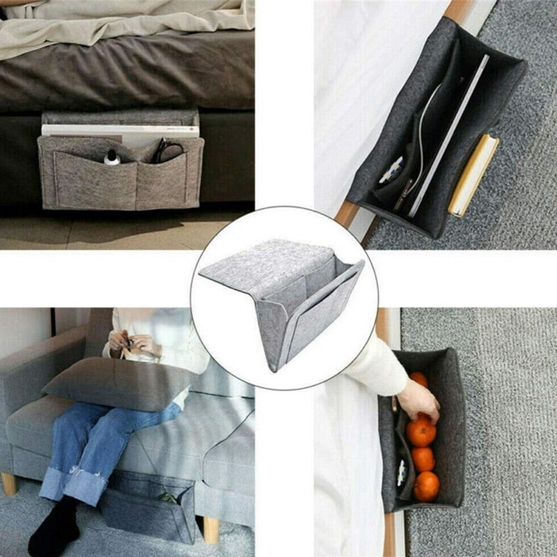 Organizador Lateral de Cama e Sofá - Organize Seu Espaço