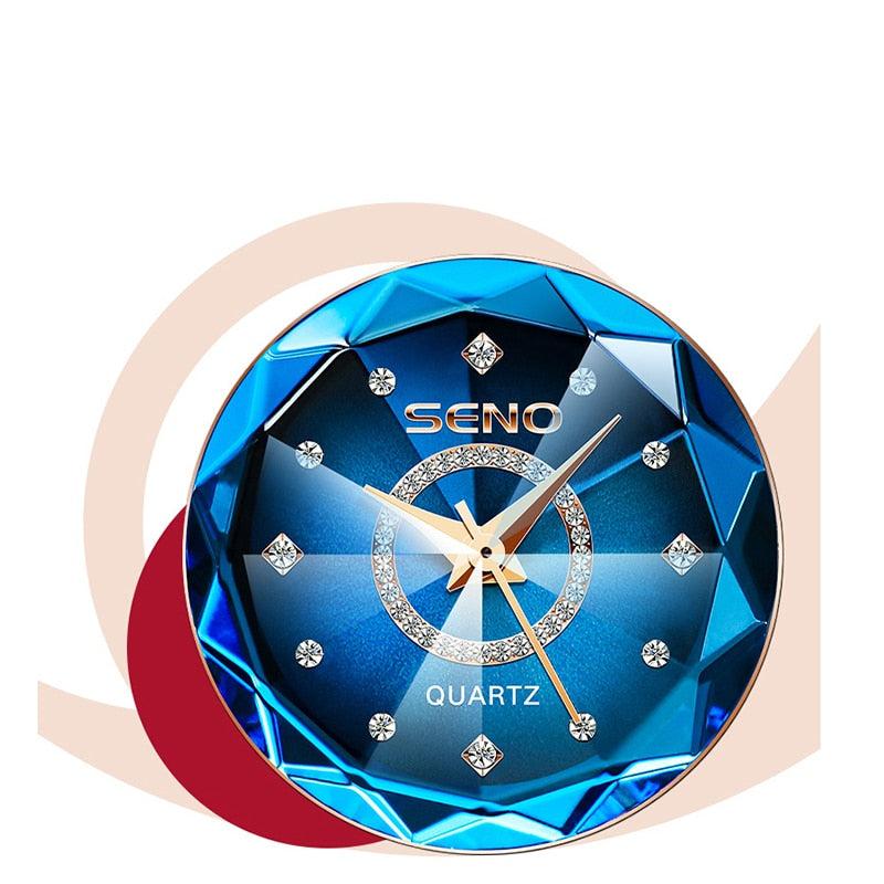 Relógio Feminino de Luxo Diamond | Charme e Brilho