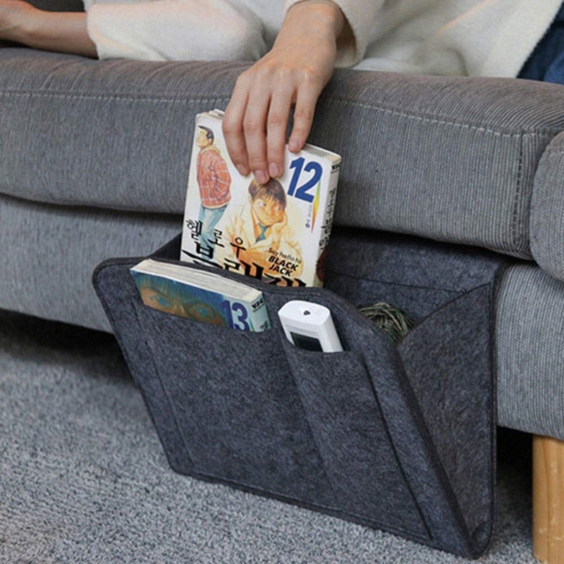 Organizador Lateral de Cama e Sofá - Organize Seu Espaço