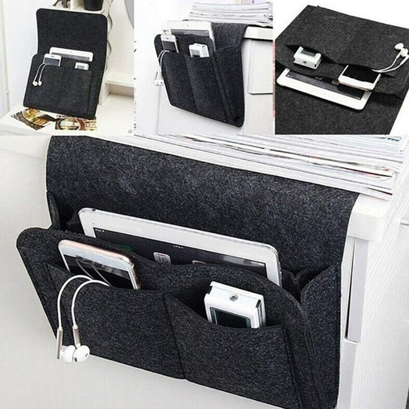 Organizador Lateral de Cama e Sofá - Organize Seu Espaço