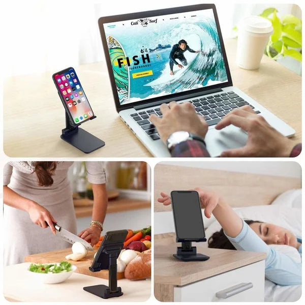 Suporte para Celular de Mesa | Modelo Essentials Dobrável