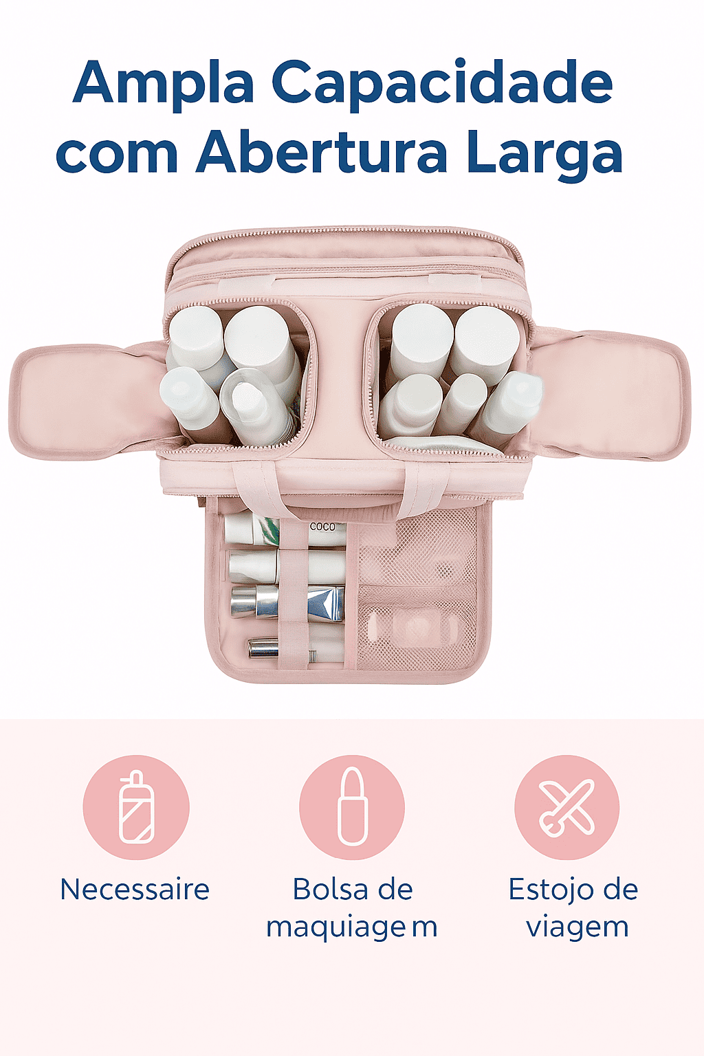Necessaire Feminina de Viagem Lorraine
