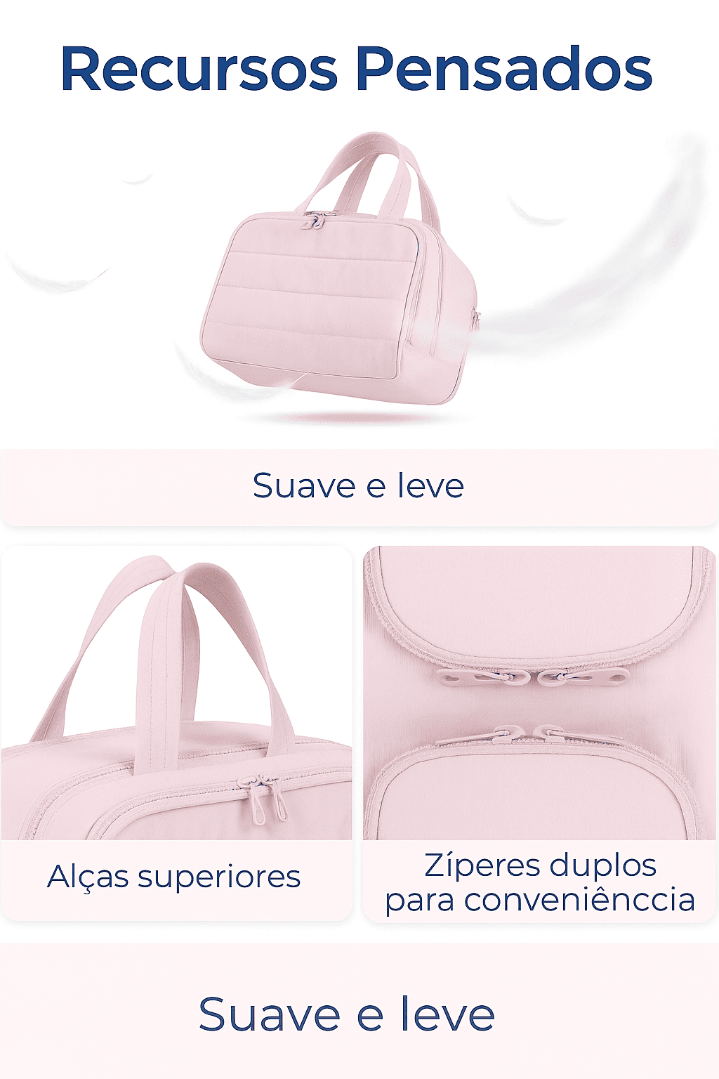 Necessaire Feminina de Viagem Lorraine
