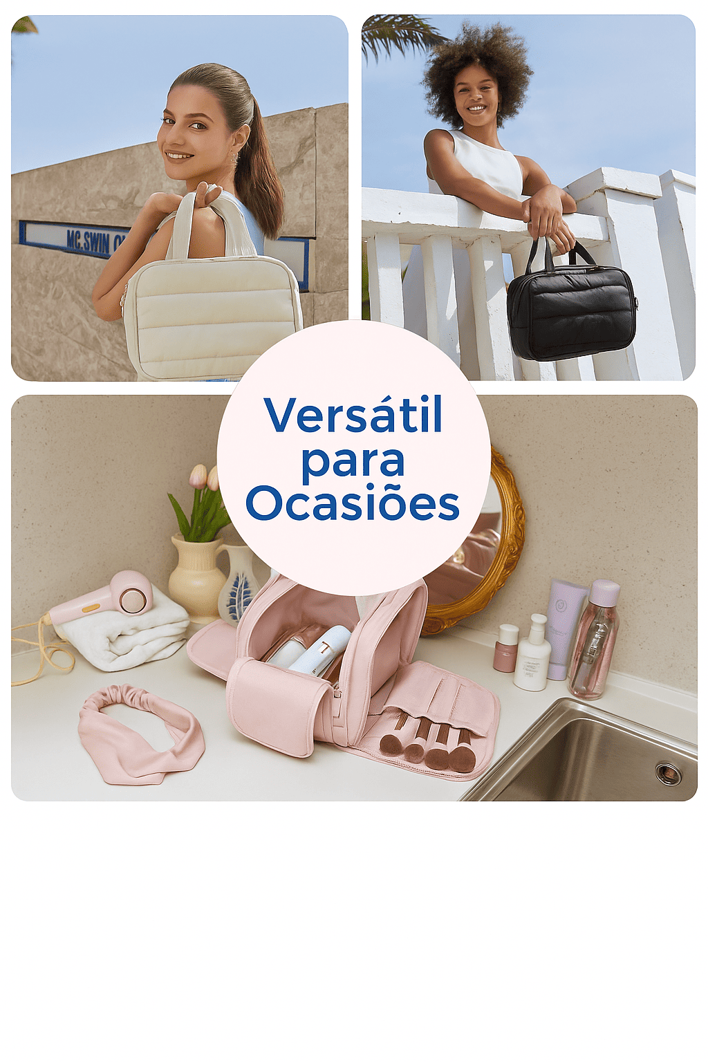 Necessaire Feminina de Viagem Lorraine