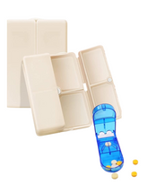 Estojo de Comprimidos Premium – Organizador Compacto para Remédios, Vitaminas e Suplementos
