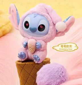 Labubu Stitch™ – Mini Pelúcia Surpresa Colecionável com Chaveiro