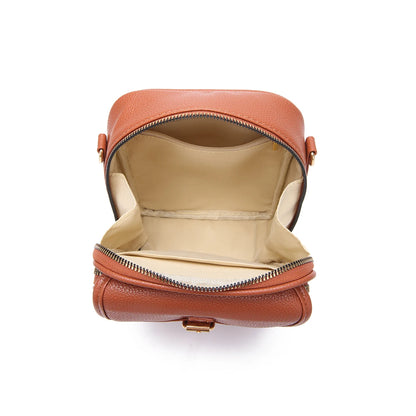 Bolsa Feminina Transversal em Couro Larrisa