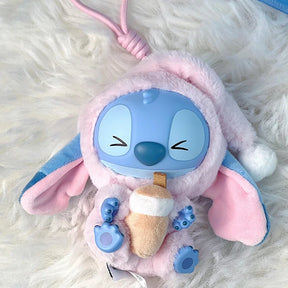 Labubu Stitch™ – Mini Pelúcia Surpresa Colecionável com Chaveiro