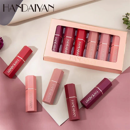 Conjunto de Batom 6 Cores Vibrantes com Efeito Matte - Maria Clara