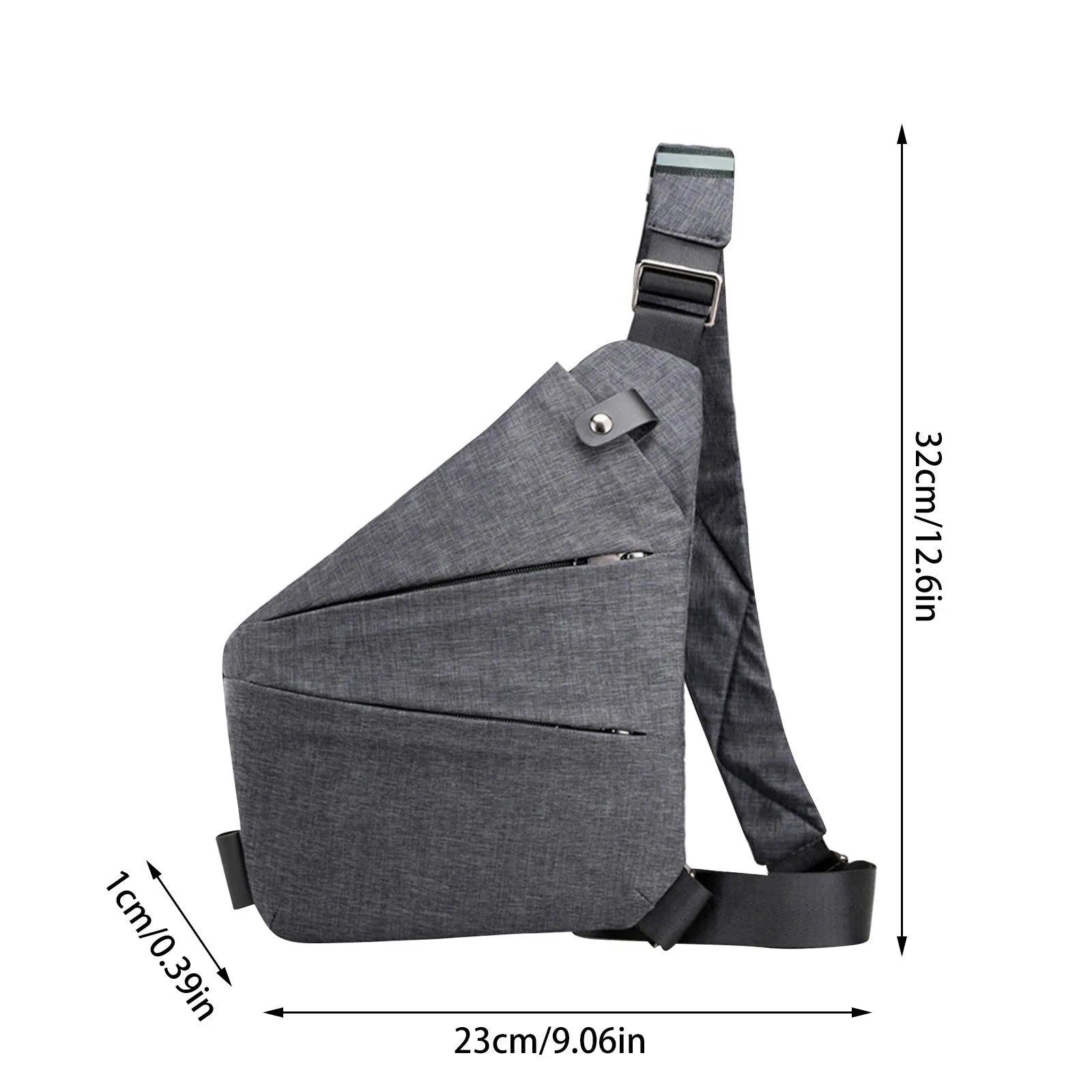 Bolsa Feminina Antifurto SafeTrip Transversal