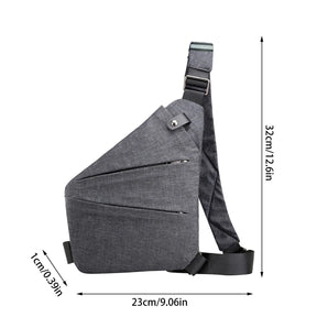 Bolsa Feminina Antifurto SafeTrip Transversal