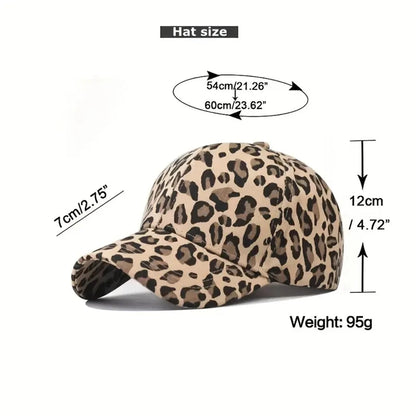Boné Animal Print Ajustável Leona