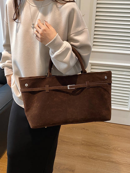 Bolsa Camurça Estilo e Espaço no Dia a Dia Valentina
