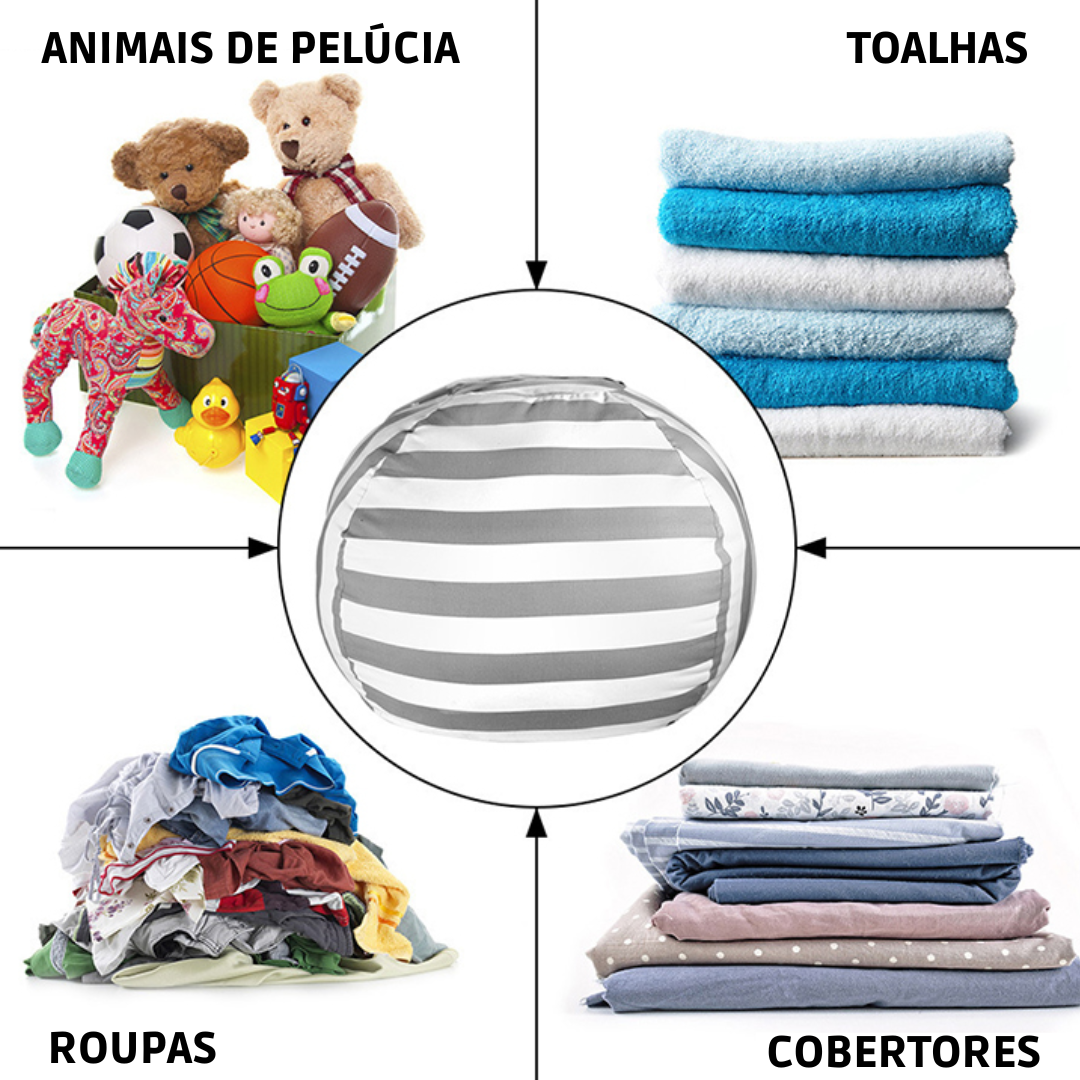 Puff Organizador de Pelúcias